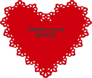 Valentine me and Doily